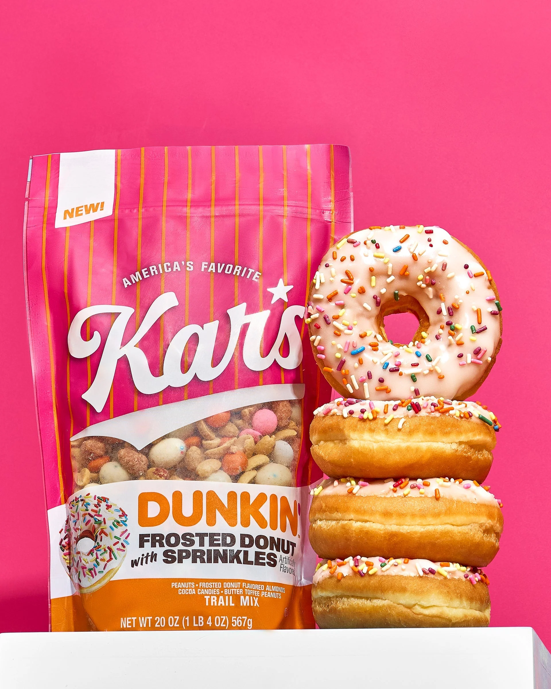 Kar's Nuts - DUNKIN'™ Frosted Donut with Sprinkles 20 oz - Image 3