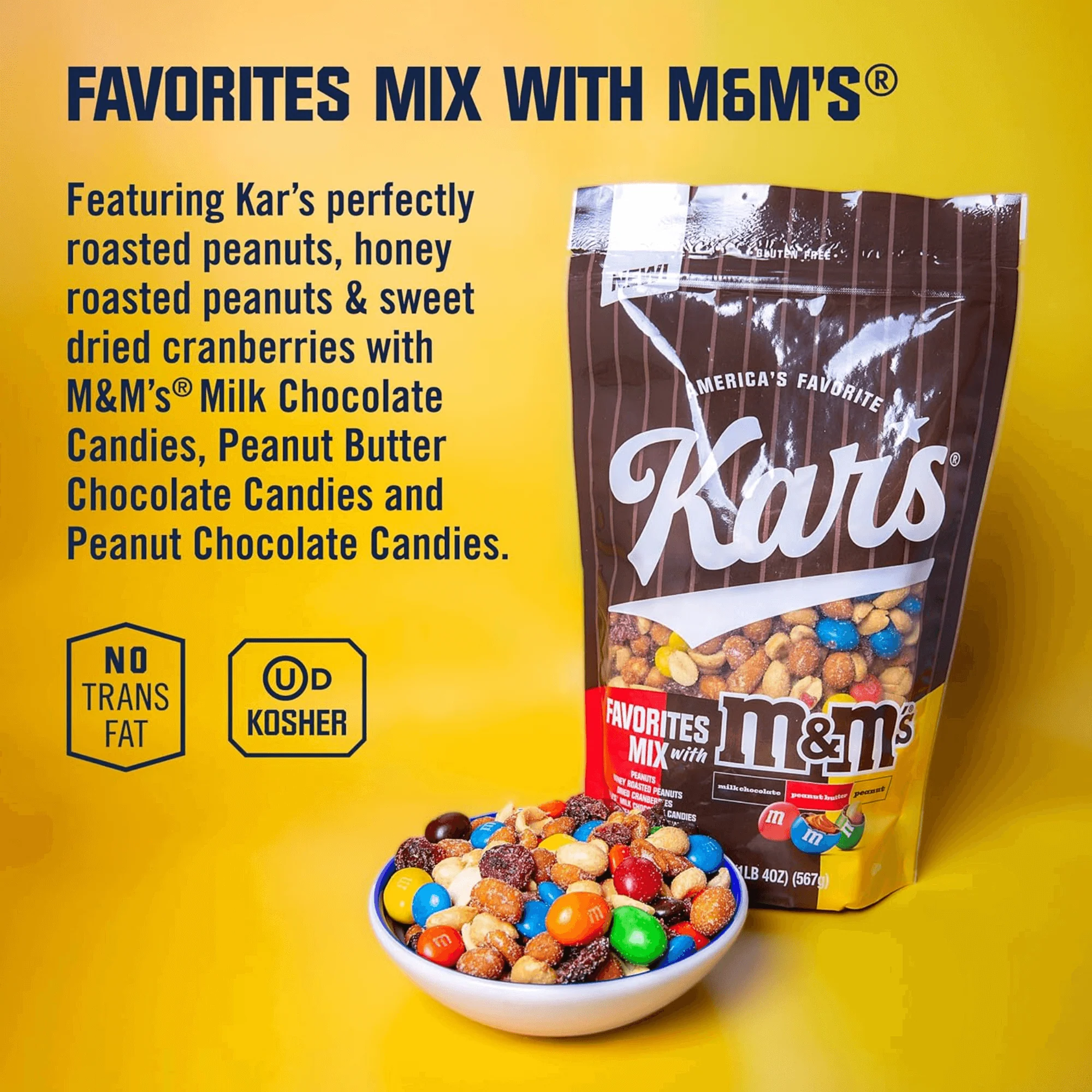 Kar's Nuts - Favorites Mix with M&M'S® 20 oz - Image 3